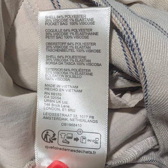 NEW Free People | Tegan Striped Barrel Trousers - Picture 12 of 12